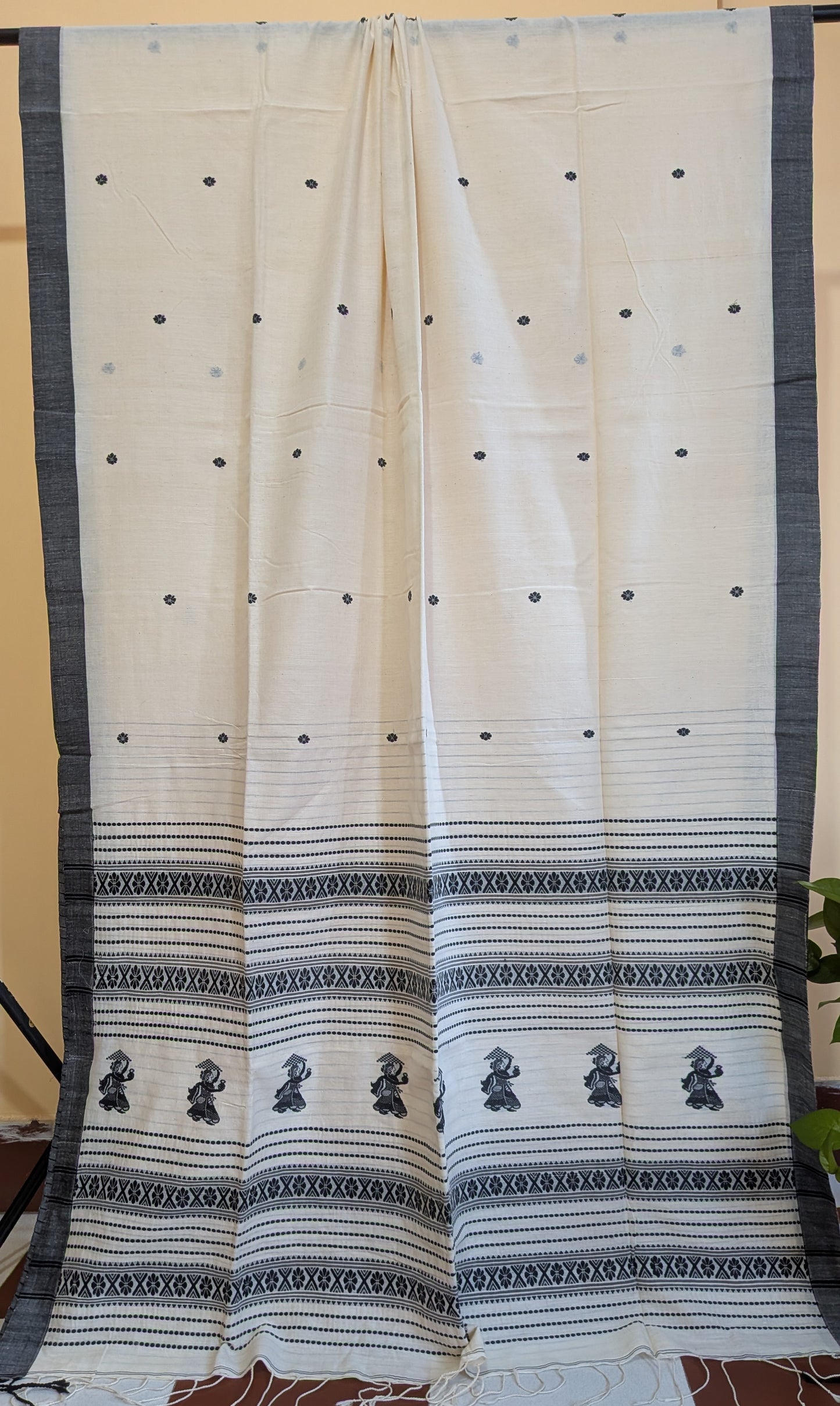 Pure Cotton Handloom Baluchari Saree