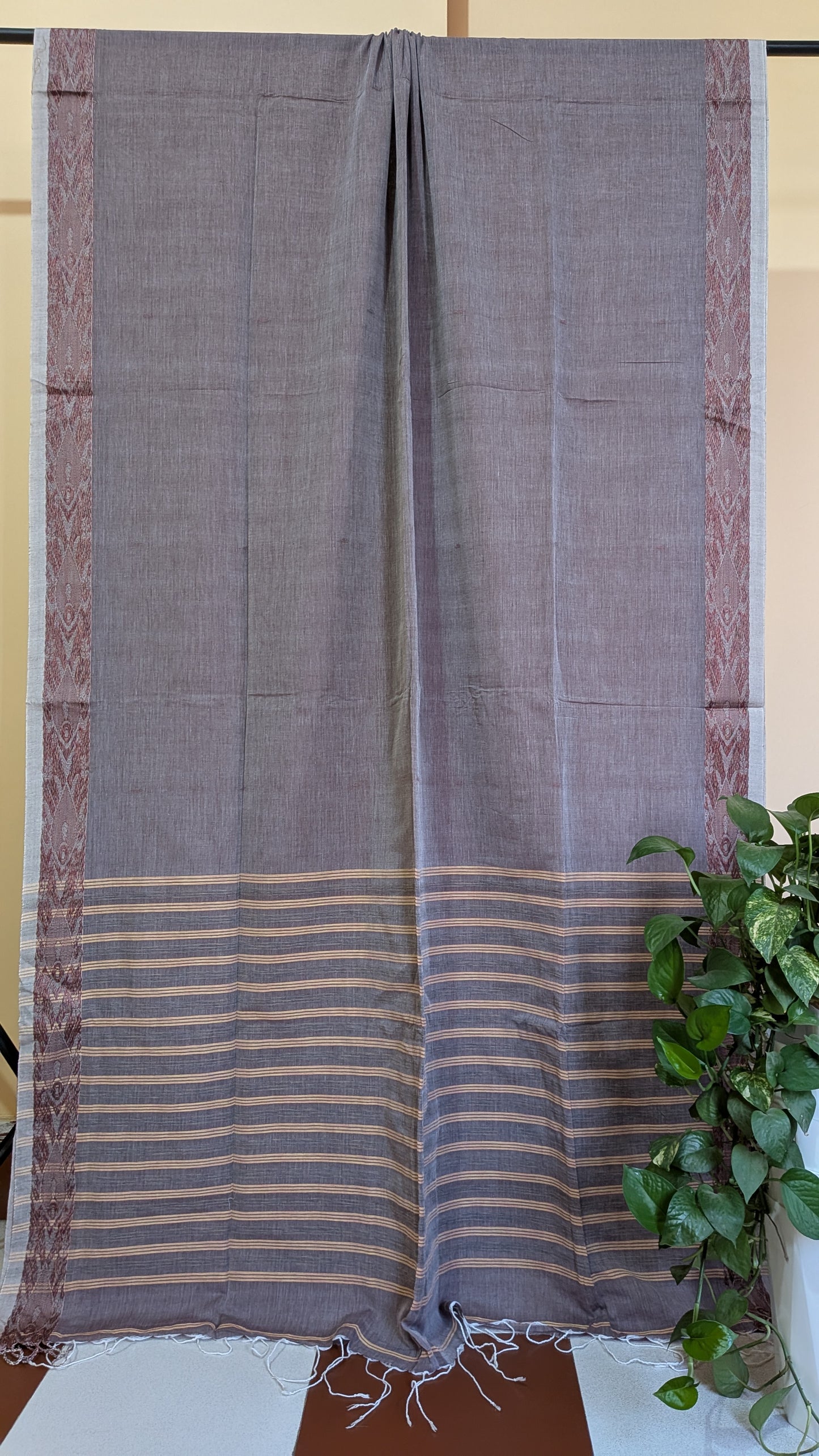 Pure Cotton Handloom Tangail Saree.