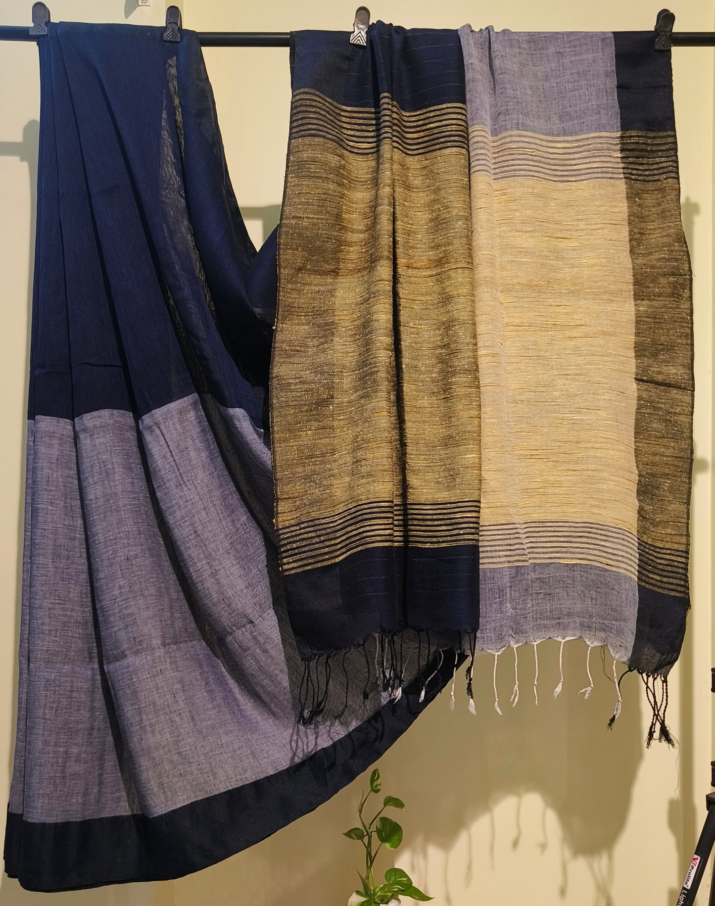 Linen Handloom Saree