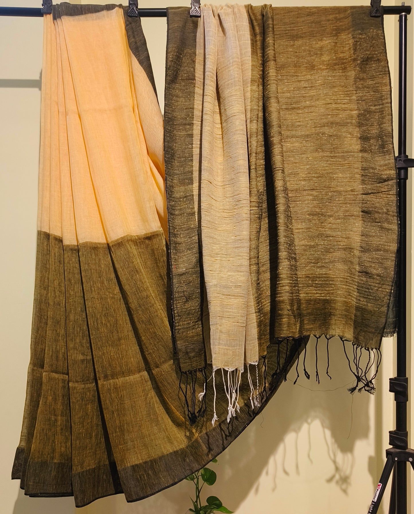 Linen Handloom Saree