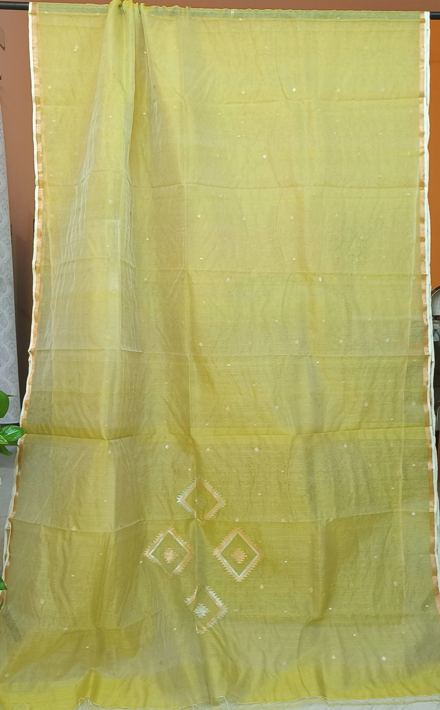 Organza Silk Jamdani Sari